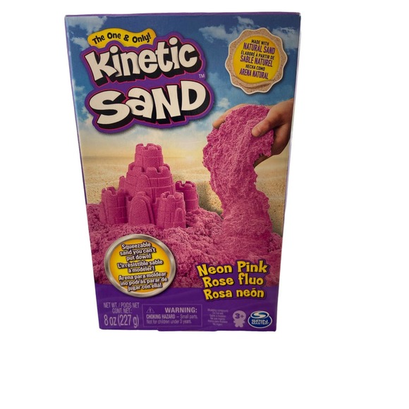 Set of 3 Kinetic Moldable Sand, Squeezable, 8.0 oz toys - Picture 4 of 5